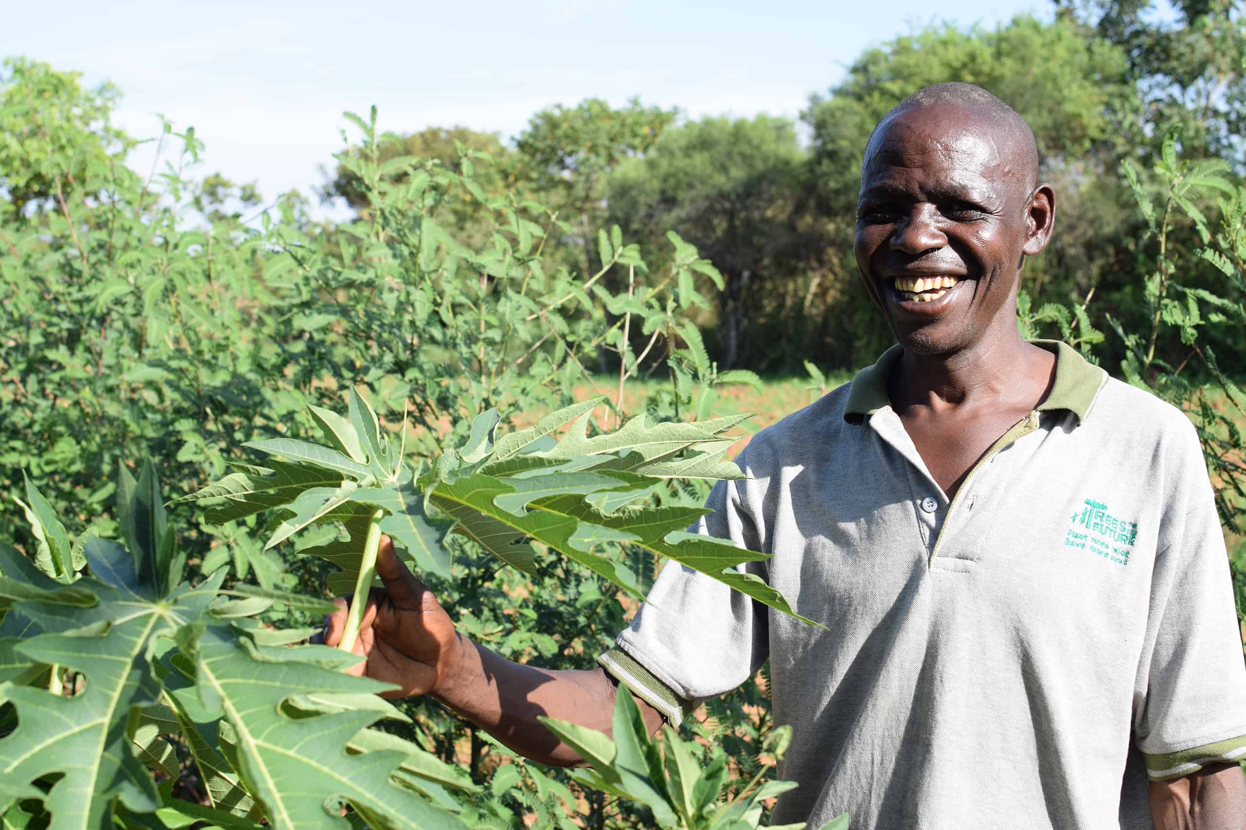 Impact Reports - a man standing in a field