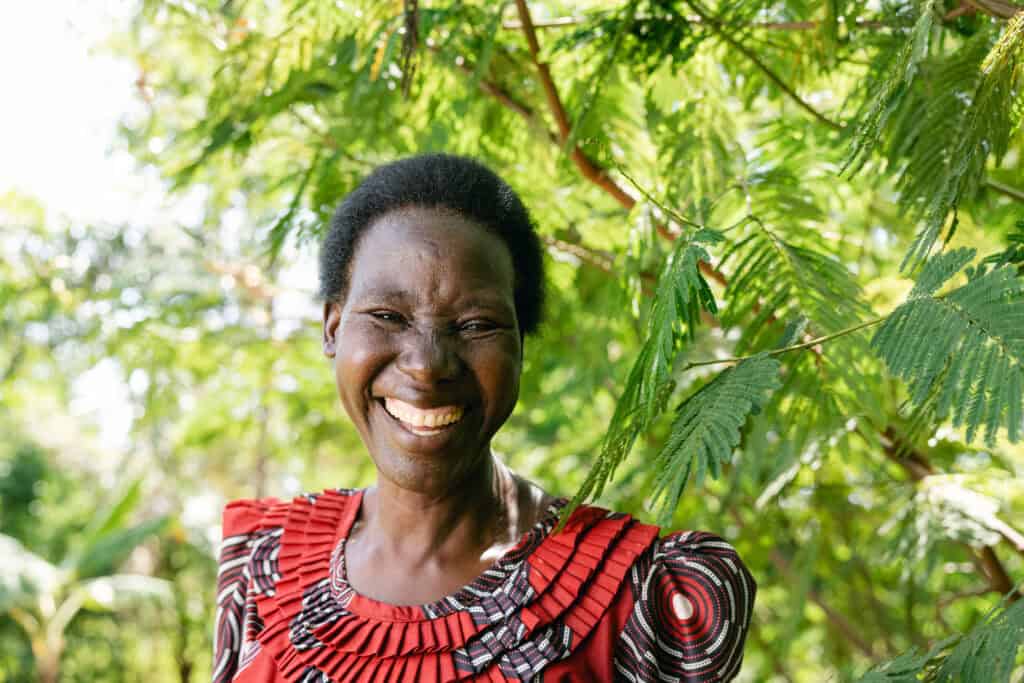 Justine in her Forest Garden
